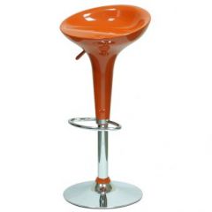 Барный стул Barneo N-100 Bomba оранжевый глянец в Игре - igra.mebel24.online | фото