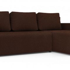 Диван угловой Алиса 3 Bahama VISION - Teos Dark Brown в Игре - igra.mebel24.online | фото