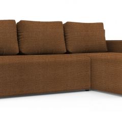 Диван угловой Алиса 3 Shaggy BROWN - TEOS BLACK в Игре - igra.mebel24.online | фото