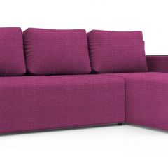 Диван угловой Алиса 3 Shaggy FUCHSIA - TEOS BLACK в Игре - igra.mebel24.online | фото