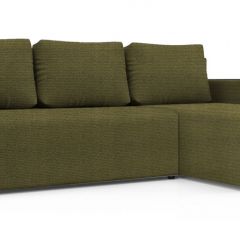 Диван угловой Алиса 3 Shaggy GREEN - TEOS BLACK в Игре - igra.mebel24.online | фото