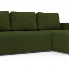 Диван угловой Алиса 3 Vital GREEN - Teos Dark Brown в Игре - igra.mebel24.online | фото