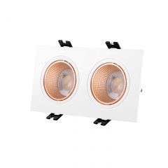 DK3072-WBR Встраиваемый светильник, IP 20, 10 Вт, GU5.3, LED, белый/бронзовый, пластик в Игре - igra.mebel24.online | фото 2