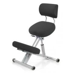 Коленный стул Smartstool со спинкой КМ01В + Чехлы в Игре - igra.mebel24.online | фото