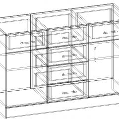 СОФИЯ Комод К1200 2Д (венге/дуб белфорт) в Игре - igra.mebel24.online | фото 3