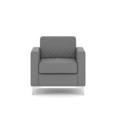Кресло Актив экокожа Euroline (996 железно-серый) в Игре - igra.mebel24.online | фото