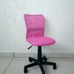 Кресло Barneo K-401 детское (розовая ткань/сетка) в Игре - igra.mebel24.online | фото