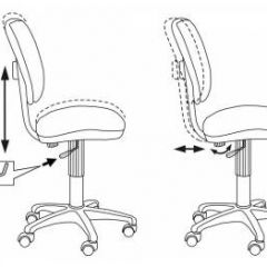 Кресло детское Бюрократ CH-204NX/PENCIL-GN зеленый карандаши в Игре - igra.mebel24.online | фото 6