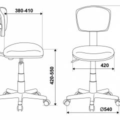 Кресло детское Бюрократ CH-W299/LB/TW-55 голубой в Игре - igra.mebel24.online | фото 4