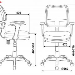 Кресло детское Бюрократ CH-W797/OR/TW-96-1 оранжевый в Игре - igra.mebel24.online | фото 3