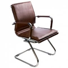 Кресло для посетителя Бюрократ CH-993-Low-V/Brown коричневый в Игре - igra.mebel24.online | фото 1