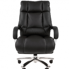 Кресло для руководителя CHAIRMAN 405 (Кожа) Черное в Игре - igra.mebel24.online | фото 1