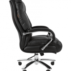 Кресло для руководителя CHAIRMAN 405 (Кожа) Черное в Игре - igra.mebel24.online | фото 3