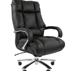 Кресло для руководителя CHAIRMAN 405 (Кожа) Черное в Игре - igra.mebel24.online | фото 2