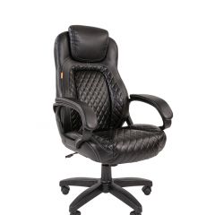 Кресло для руководителя  CHAIRMAN 432 (Экокожа черная) в Игре - igra.mebel24.online | фото 1