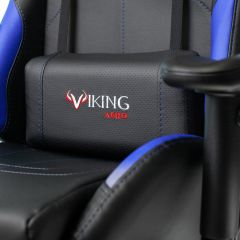 Кресло игровое Бюрократ VIKING 5 AERO BLUE черный/синий в Игре - igra.mebel24.online | фото 7