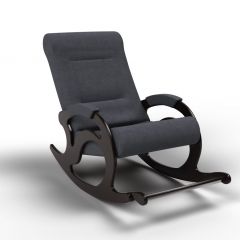 Кресло-качалка Тироль 12-Т-ГР (тканьвенге) ГРАФИТ в Игре - igra.mebel24.online | фото
