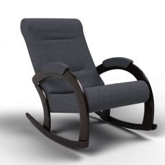 Кресло-качалка Венето 13-Т-ГР (тканьвенге) ГРАФИТ в Игре - igra.mebel24.online | фото