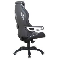 Кресло компьютерное BRABIX Techno Pro GM-003 (экокожа черное/серое, вставки серые) 531814 в Игре - igra.mebel24.online | фото 7