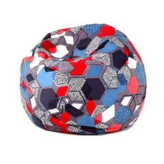 Кресло-мешок Мяч M (Geometry Slate) в Игре - igra.mebel24.online | фото