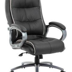 Кресло офисное BRABIX PREMIUM "Strong HD-009" (экокожа черная, ткань серая) 531945 в Игре - igra.mebel24.online | фото