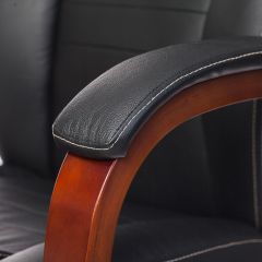 Кресло руководителя Бюрократ T-9923WALNUT/BLACK в Игре - igra.mebel24.online | фото 6