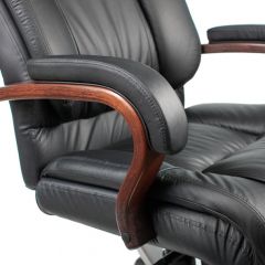 Кресло руководителя Бюрократ T-9925WALNUT/BLACK в Игре - igra.mebel24.online | фото 4