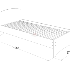 Кровать-2 одинарная (800*1900) в Игре - igra.mebel24.online | фото 2
