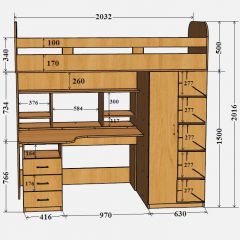 Кровать-чердак Аракс в Игре - igra.mebel24.online | фото 4