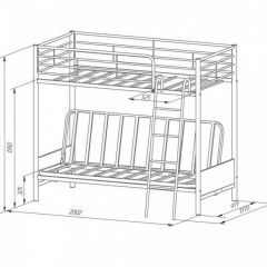 Кровать двухъярусная с диваном "Мадлен-2" в Игре - igra.mebel24.online | фото 8