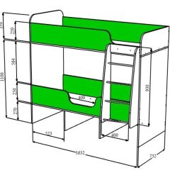Кровать Малыш 2-х ярусная Малыш Двойняшка (700*1600) в Игре - igra.mebel24.online | фото 3