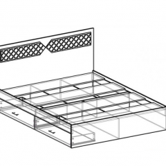 Кровать Николь 1400 (венге) в Игре - igra.mebel24.online | фото 2