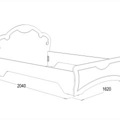 Кровать Ольга-10 МДФ (1400) без основания в Игре - igra.mebel24.online | фото 2