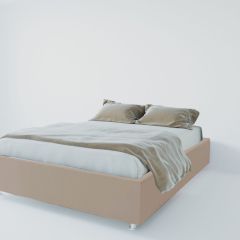 Кровать Подиум с ПМ 1200 (велюр серый) в Игре - igra.mebel24.online | фото