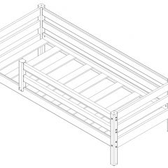 Кровать с защитой по периметру Соня (Вариант 3) в Игре - igra.mebel24.online | фото 4