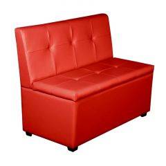 Кухонный диван Уют-1 (1000) Красный в Игре - igra.mebel24.online | фото