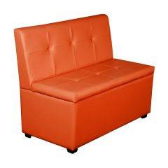Кухонный диван Уют-1 (1000) Оранжевый в Игре - igra.mebel24.online | фото