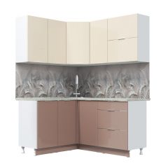 Кухонный гарнитур Асти-латте угловой 1,4*1,6 в Игре - igra.mebel24.online | фото 2