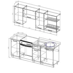 Кухонный гарнитур Лада 2000 (Стол. 26мм) в Игре - igra.mebel24.online | фото 2