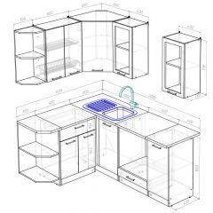 Кухонный гарнитур Лариса прайм 3 1500х2000 мм в Игре - igra.mebel24.online | фото 2