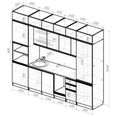 Кухонный гарнитур Лоретта люкс 3000 мм в Игре - igra.mebel24.online | фото 2