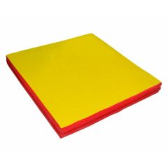Мат гимнастический 1х1х0,05м цв. красный-желтый в Игре - igra.mebel24.online | фото