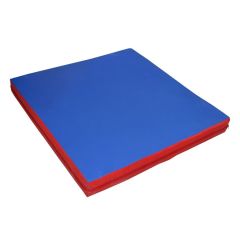 Мат гимнастический 1х1х0,05м цв. красный-синий в Игре - igra.mebel24.online | фото