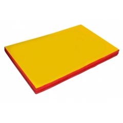 Мат гимнастический 2х1х0,05м цв. красный-желтый в Игре - igra.mebel24.online | фото