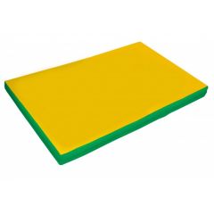 Мат гимнастический 2х1х0,05м цв. зеленый-желтый в Игре - igra.mebel24.online | фото