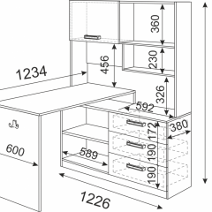 Подростковая Волкер (модульная) в Игре - igra.mebel24.online | фото 23