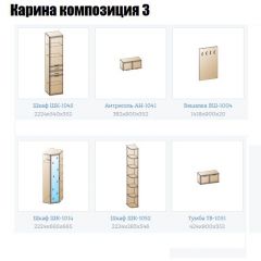 Прихожая Карина (модульная) в Игре - igra.mebel24.online | фото 8