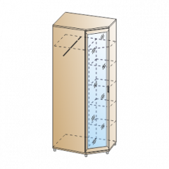 Прихожая Мелисса композиция 10 (Ясень Асахи) в Игре - igra.mebel24.online | фото 6