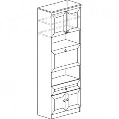 Шкаф барный №605 Инна Денвер темный в Игре - igra.mebel24.online | фото 2