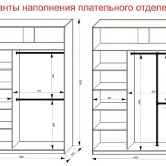 Шкаф-купе 1600 серии SOFT D6+D4+B2+PL2 (2 ящика+1штанга+1 полка) профиль «Капучино» в Игре - igra.mebel24.online | фото 9